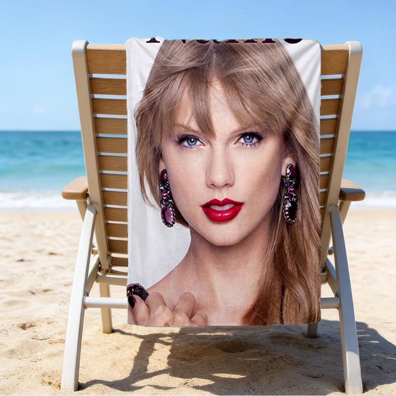 Custom Name Ultrasoft Beach Towel With Taylor Themeideal For Pool Camping Diving Perfect Travel Essential Vibrant Beach Towel