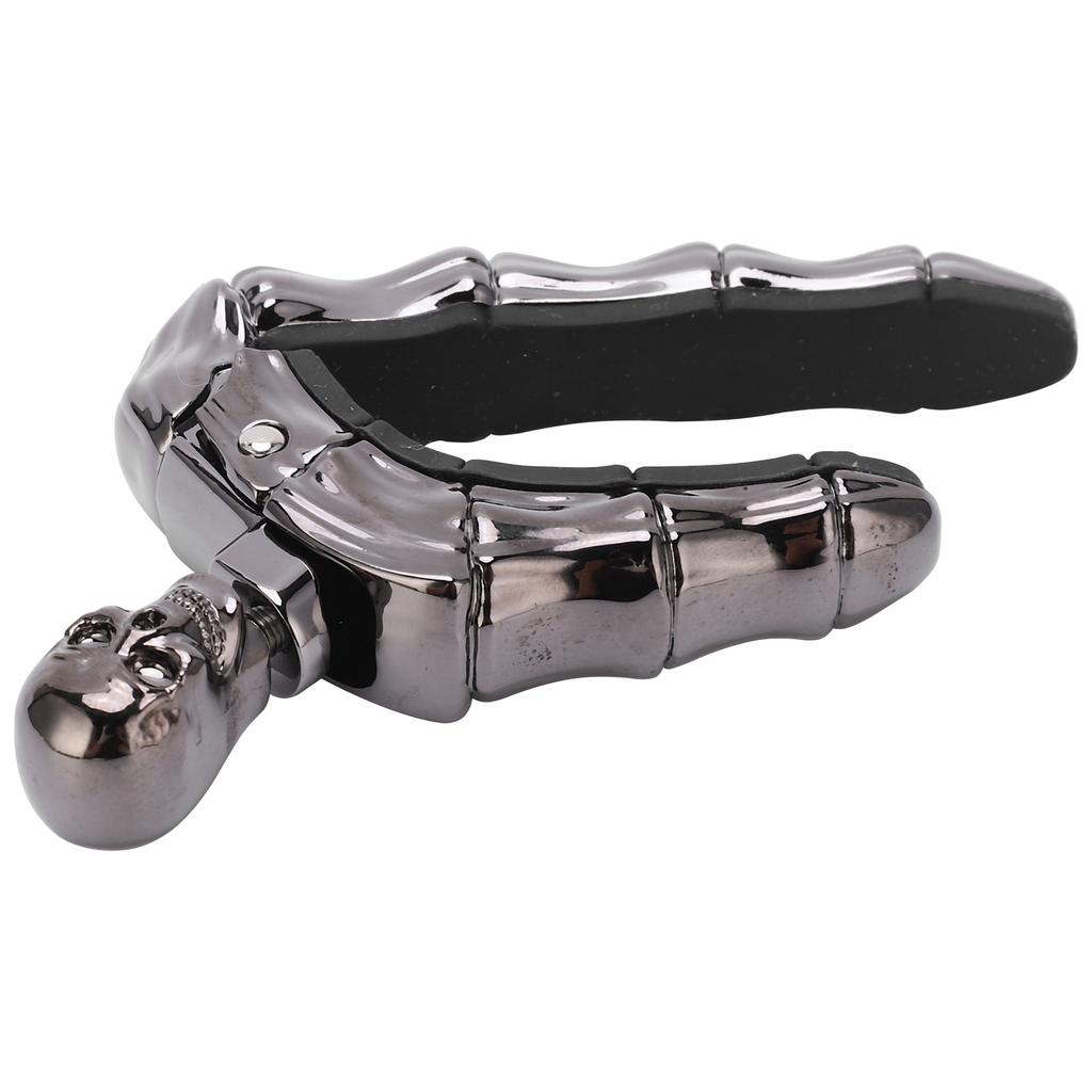 Guitar Capo Ballad Zinc Alloy Silicone Diacritics Skull Musical Instrument AccessoriesBlack