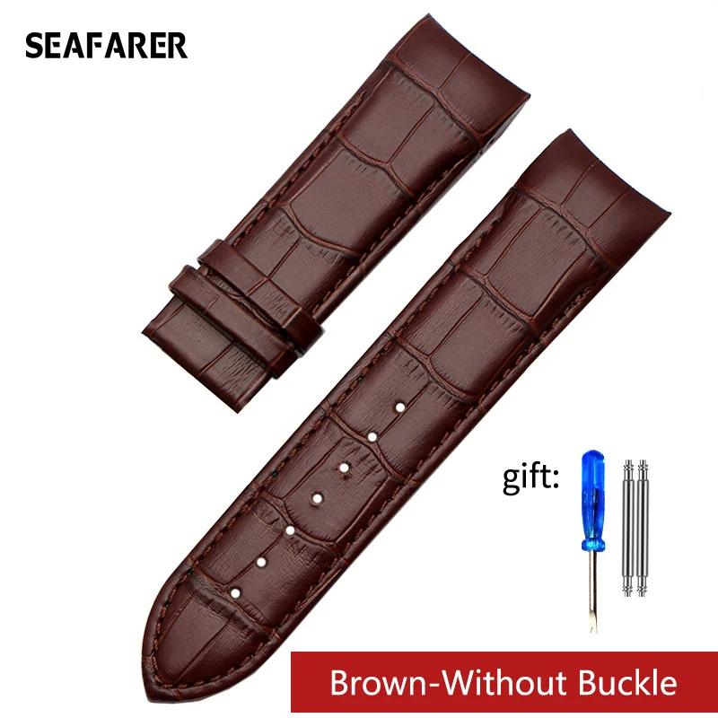 Watch Accessories for Tissot Tutu T035 Leather Strap T035627 T035617 T035407 T035410A Men's Watch Strap