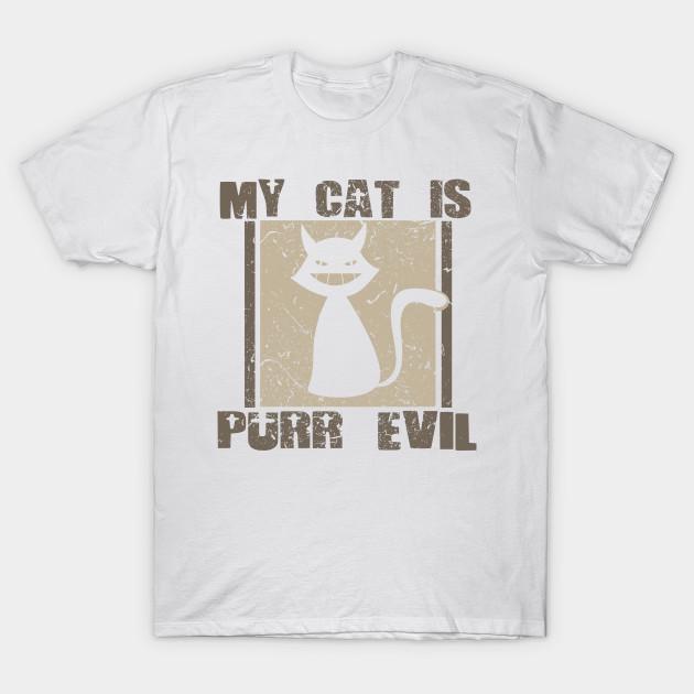 T Shirt Women Funny Purr Evil Satanist Satanic Cat Lover T Shirt Harajuku Print Kawaii Tshirt Summer Short Sleeve Female T-Shirt Top Tee