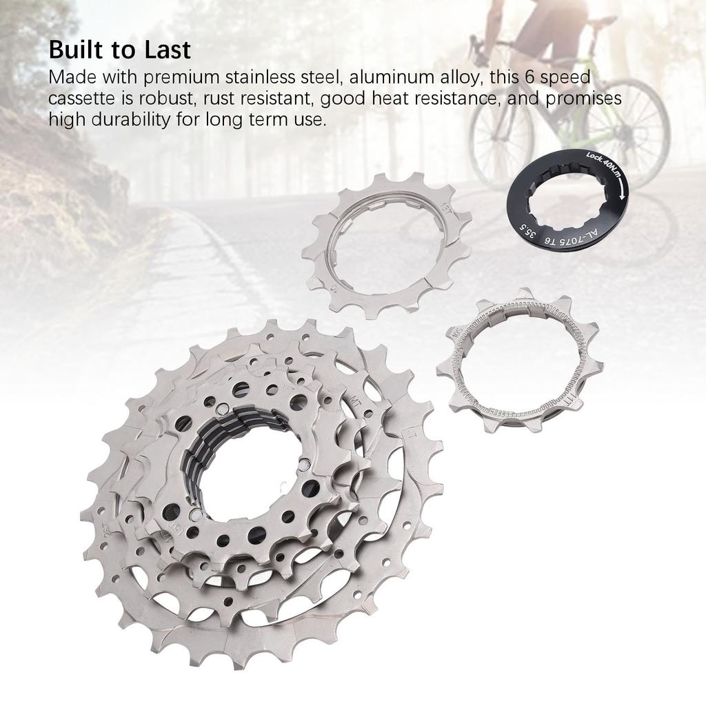 6-скоростная велосипедная кассета-звездочка, велосипедная кассета, маховик, замена, велосипедные аксессуары для Brompton