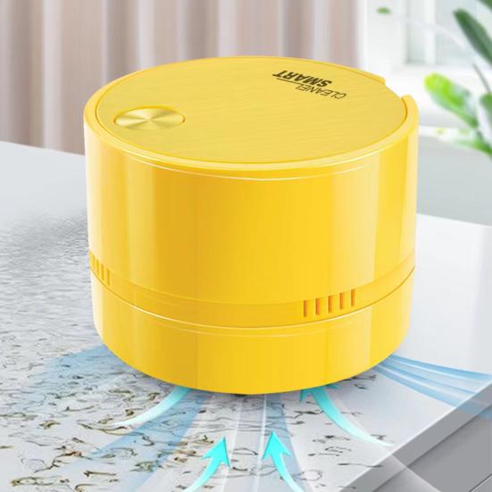 Настольный пылесос Yousheng, мощный портативный беспроводной мини-пылесос с запуском одной кнопкой на батарейках, пылесборник