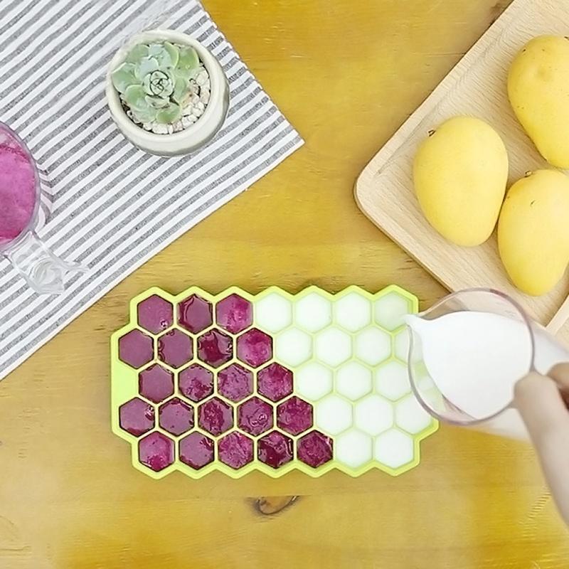 Silicone Honeycomb - Shaped Ice - Making Ice - Making DIY Tools Porous Chocolate Soap Mold