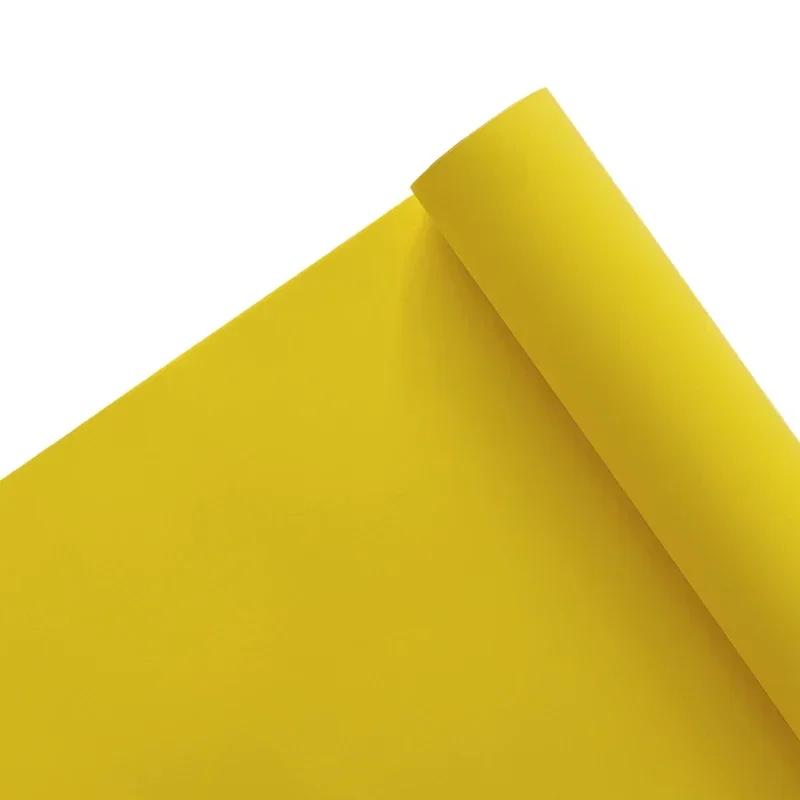 58смX11ярдов Однотонный Фарфоровый Матовый Цветочный Бумага Букет Цветов Однотонный Цветочный Лист Цветочный Материал Водонепроницаемая Упаковочная Пленка