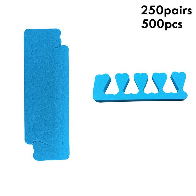 500 шт., набор разделителей для пальцев ног для педикюра, разделители пальцев для дизайна ногтей, мягкие поролоновые растягиватели для пальцев ног и пальцев, расслабляющий удержание