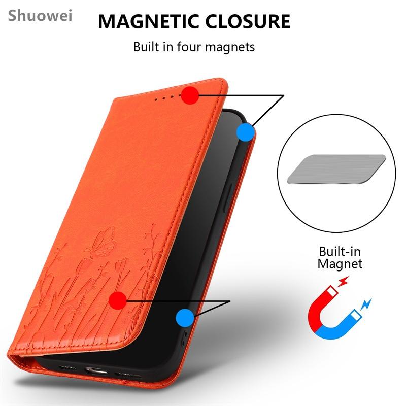 Flip Phone Case Sharp SHC 05 10 11 14 SH-51D SH-V48 SH-53C SH-53E SH-54B SH-54D Leather Wallet Cover Casing