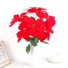 1 шт. Рождественский цветок DIY событие свадьба новый симулятор высокого качества 5/7 головок ручной работы искусственный букет креативное украшение