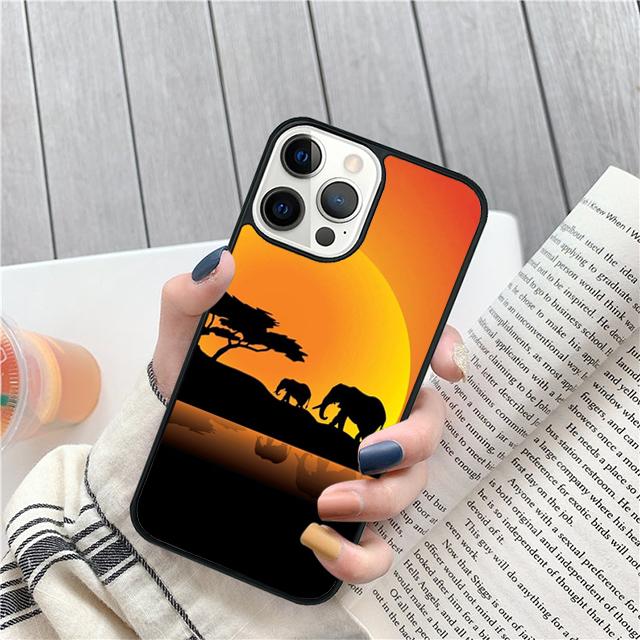 Чехол для телефона «Любовь слона, нежность, природа» для iPhone 17 Air 15 16 Pro Max 14 13 12 11 Pro Max Plus Coque Shell