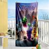 Warner Bros. Works Customizable Name Beach Towel High Absorbency & Quick-Dry