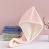 Quick-dry Double-layer Hair Towel For Women Thickened Super Absorbent Adult Student Bath Towel Home Hair Wrap Bath Cap