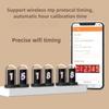 Silent Retro Desk Clock Luxury Elegant Unique Table Mini Table Clock Nixie Nordic Clocks Tube Smart Alarm Minimalist Smartclocks Room Ornaments