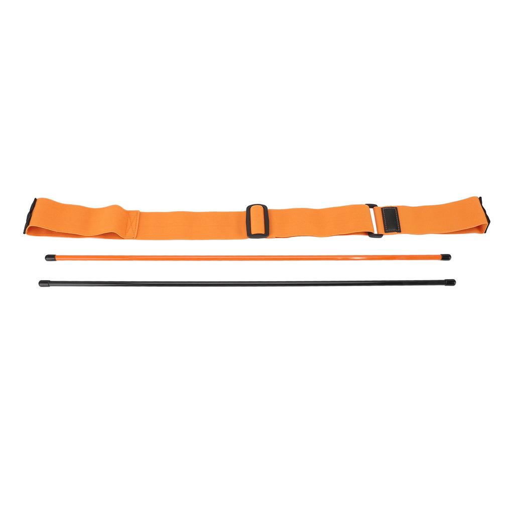 Swing Training Aid Fiber Rod and Elastic Band Portable Swing Practice Tool for Training