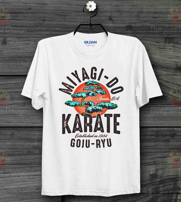 Мияги-До Карате Kid 80-х Кобра Кай Дэниел Фильм Крутая Унисекс Футболка B874