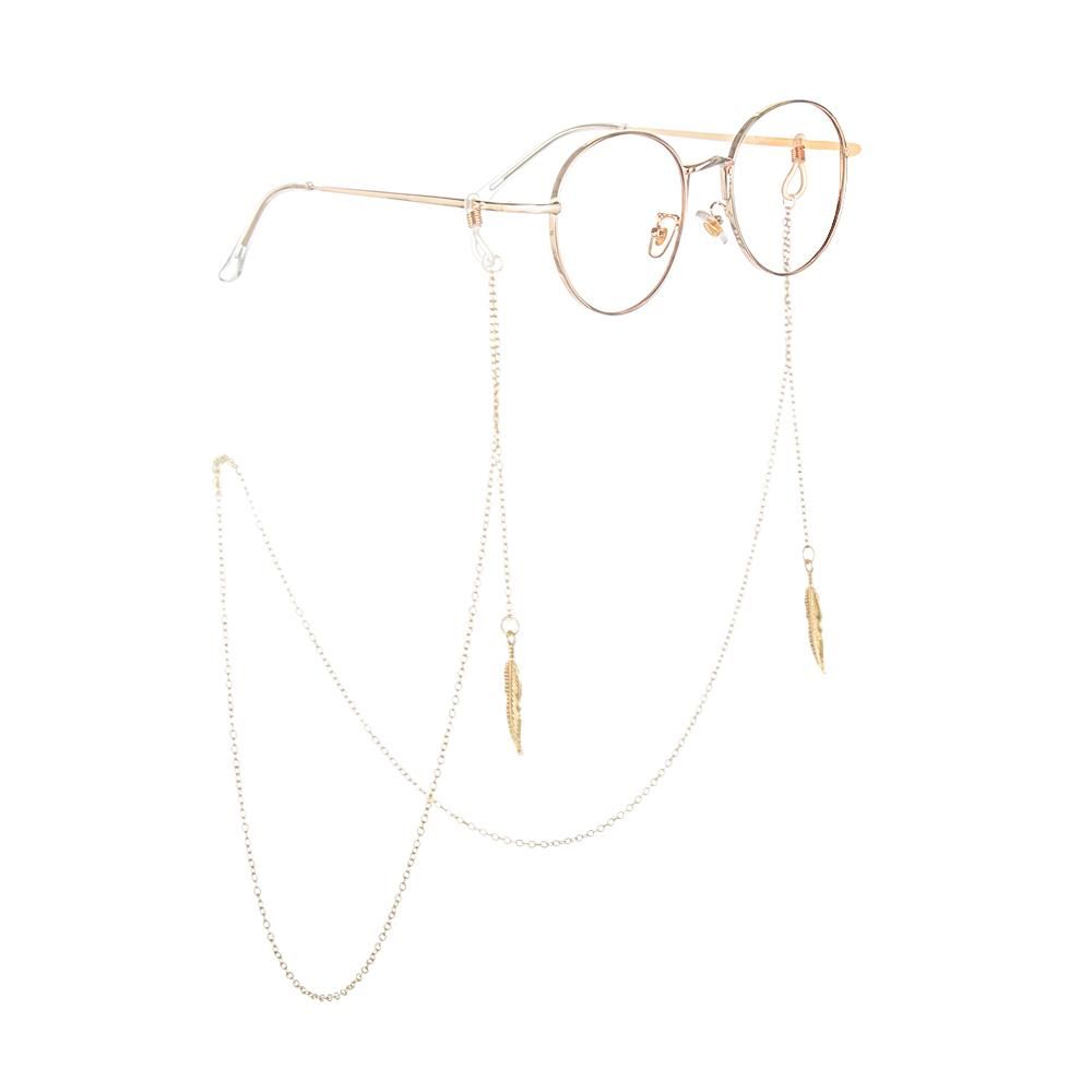 Для очков Очки для чтения Шнурок для очков Жемчуг Держатель для солнцезащитных очков Цепочки для очков Листья Цепочки для очков