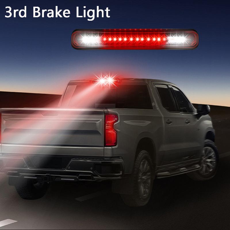 1pcs Car LED Third 3rd Brake Light Red/White Tail Lamp Stop Light for Chevy C1500 C2500 Tahoe/GMC C1500 C2500 Yukon Waterproof