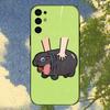 Чехол для телефона Moo Deng Hippo для Samsung S25, S24, S21, S22, S23, S30, Ultra, S20, Plus, Fe, Lite, Note, 10, 9, 5G Черный
