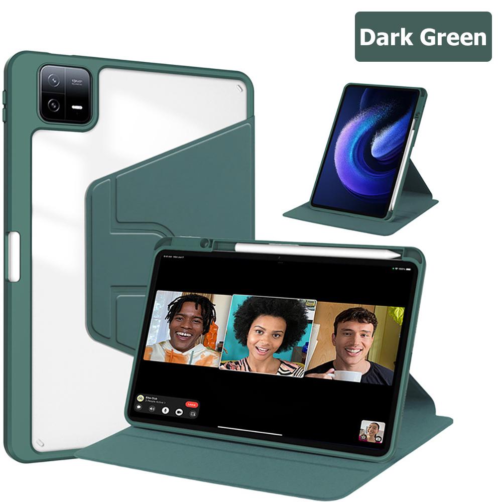 360° Rotation Smart Case For Redmi Pad SE 11 2 11 Funda Rotation Cover Xiaomi Mipad 6 5 11 7 7s PRO 11.2 12.5 6s 12.4 Max 12.1