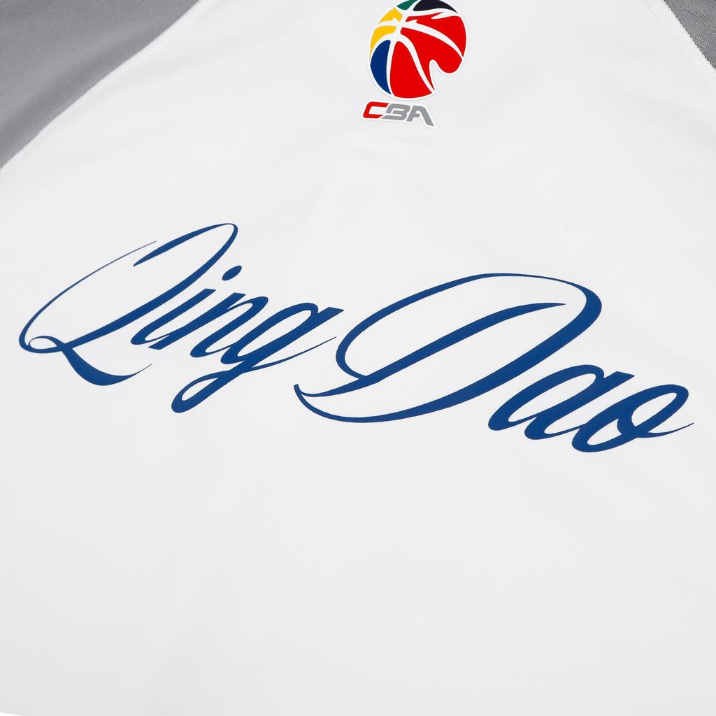 Футболка Li Ning CBA Collection, версия игрока, сезон 25-26, команда Qingdao, унисекс, ATLV467-2