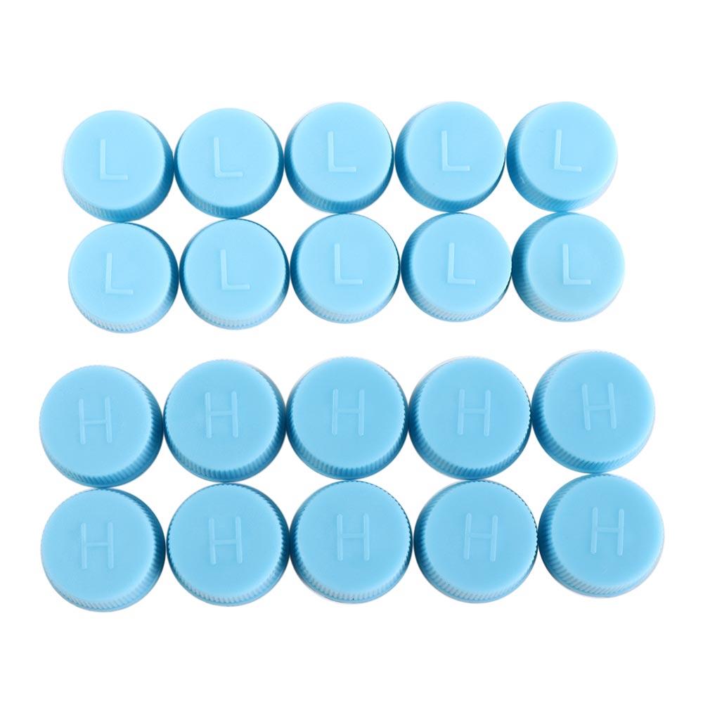 Service Port Valve High Low Side Valve Core Caps Dust Cap Side Port Cover Auto Pressure Cap
