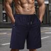 Loose Sports Shorts with Side Pockets and Hidden Zipper for Fitness Men's Shorts