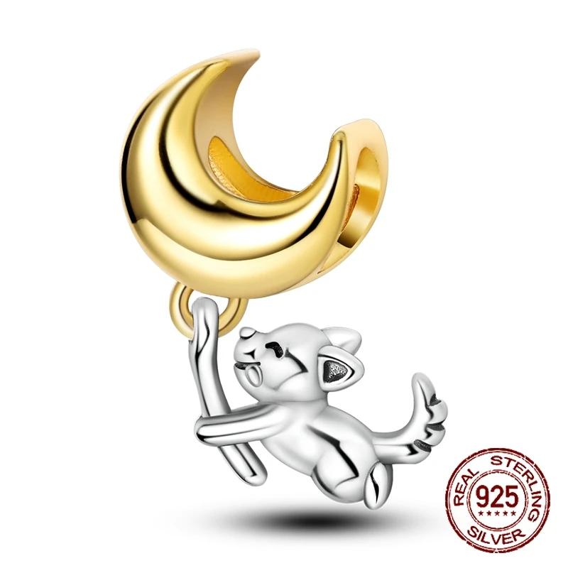 Медные бусины Крылья ангела Лебедь любви Шармы-сердечки Подходят для оригинальных браслетов Женские украшения своими руками Подарочный браслет