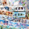4 рулона 6,5*200 см Красивый набор лент с пейзажами в стиле масляной живописи, художественный дизайн scenery, для украшения журнала и DIY поделок