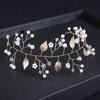 Girls Handmade Tiara Jewelry Rhinestone Headpiece Pearl Head Wear Crystal Headband Bridal Hairpin