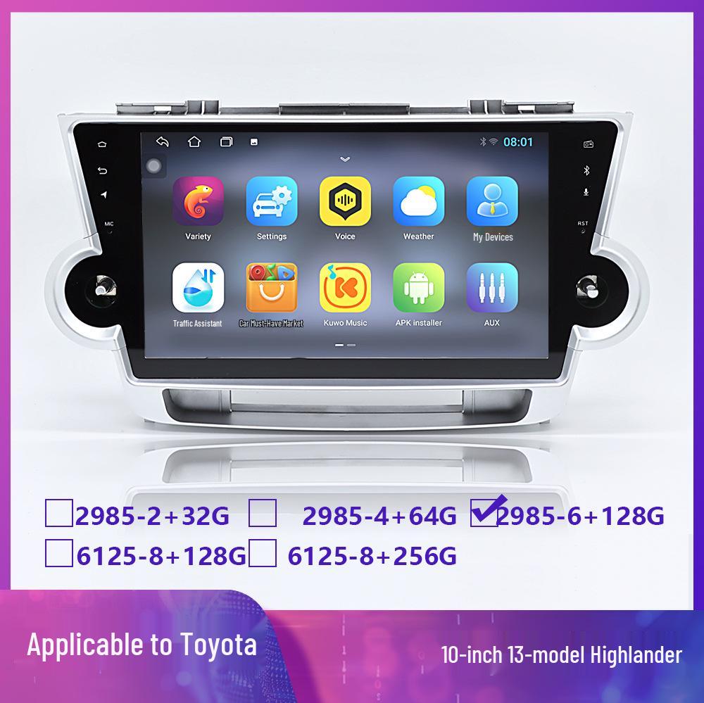 Compatible Android Navigation System with GPS & CarPlay for 2009-2014 Toyota Highlander