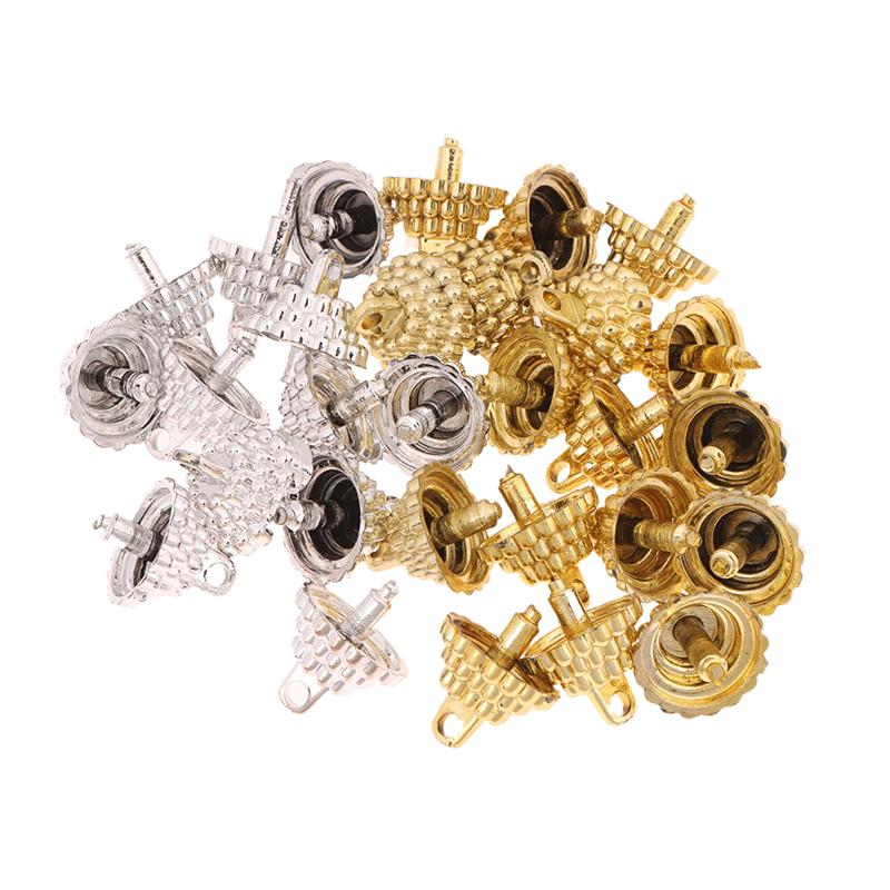 50/100Pcs Pendant Set Balls Charms Pendants Caps Decoration Holder Sphere Stand Replacement Creative Accessory Christmas Parts