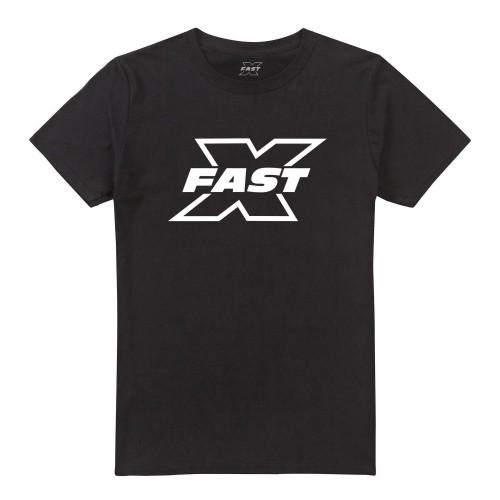 Fast & Furious Mens Fast X Monochrome Logo T-Shirt