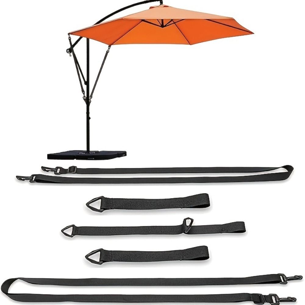 Weatherproof Umbrella Windproof Band Quick Installation Fixed Strap  Commercial