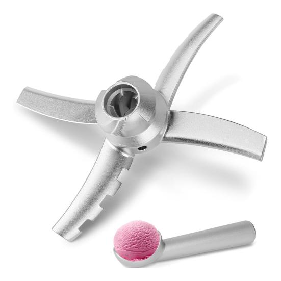 Replacement Paddle Blade for Ninja Creami NC300 Series Ice Cream Makers Stainless Steel Blade BPA-free Ice Cream Paddle Attachment