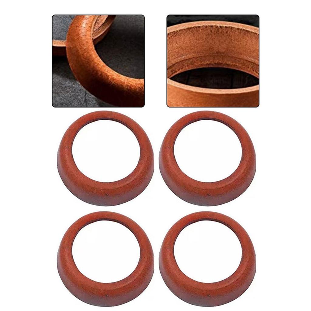 BHBL 4Pcs Leather Cuff Handle Pump Replacement for Model 75 Handle Pump Piston Sleeve Sealing Swing Pump Accessories