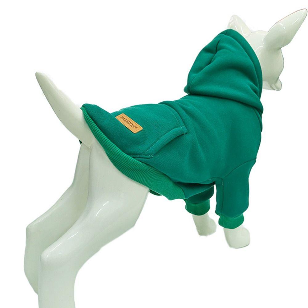 Теплая толстовка с капюшоном для собак, мягкая толстовка с капюшоном для собак, свитер для маленьких и средних собак