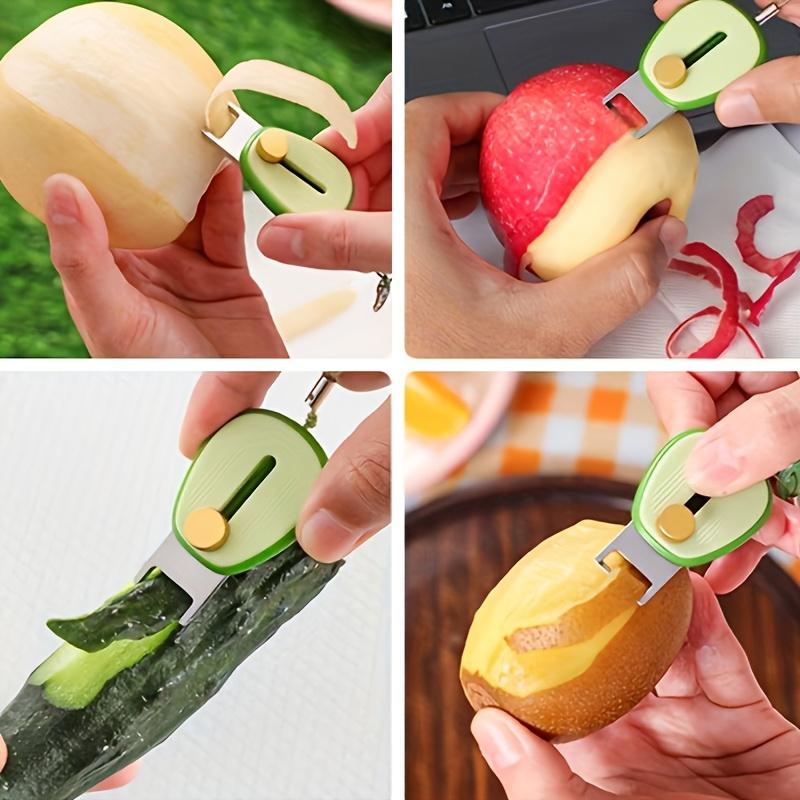 3PCS Portable Peeler, Stainless Steel, Fruit Peeler, Easy To Carry