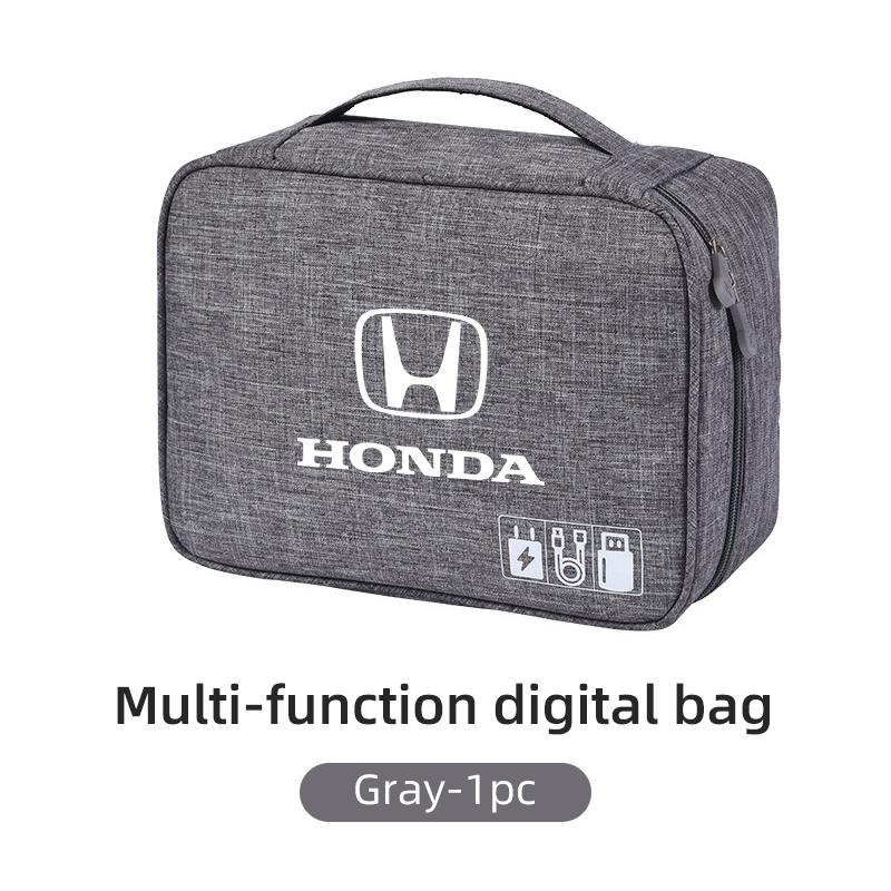 CKBSX1 Car Accessories Digital Storage Bag Data Cable EVA Tools Case For Honda Civic Accord CRV Fit Jazz Transalp CBR cb500x Odyssey