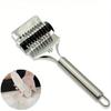 1 Pcs Kitchen Pasta Machine Lattice Roller Dough Cutting Tool Stainless Steel