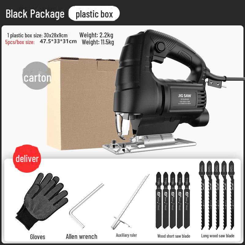 Портативная многофункциональная электрическая криволинейная пила типа 55 для деревообработки и бытового использования