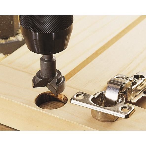 Wolfcraft - 1 fraise à bois d'encastrement l90 ø30 mm