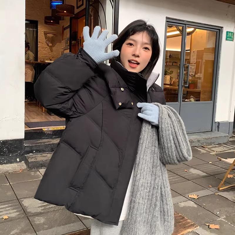 Женский пуховик Зима 2025 Новый Маленький Короткий Утолщенный Пух Белой Утки Высококлассный Жакет Тренд