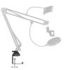 Novonest Microphone Stand Mounting Clamp, Microphone Stand Holder, Clamp with Arm, Desk Clamp, Heavy-Duty Metal Table Mount Clamp, Adjustable Arm, Tab