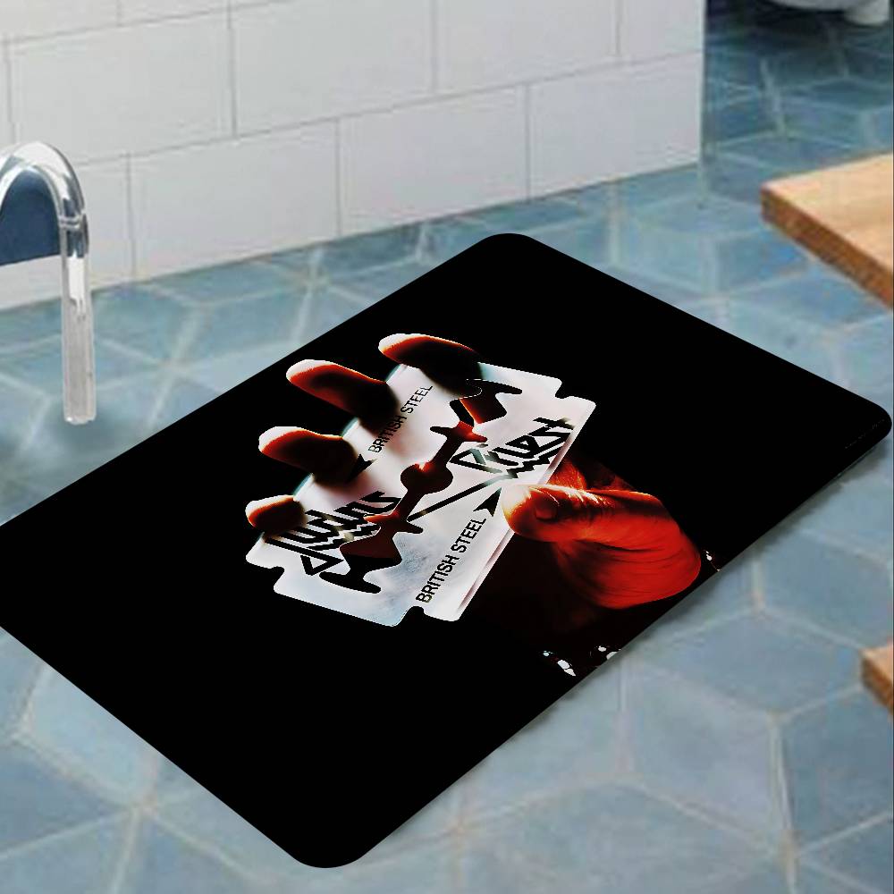 J-Judas P-Priest ROCK BAND Kitchen Mat Cheaper Anti-slip Modern Living Room Balcony Printed Modern Home Decor