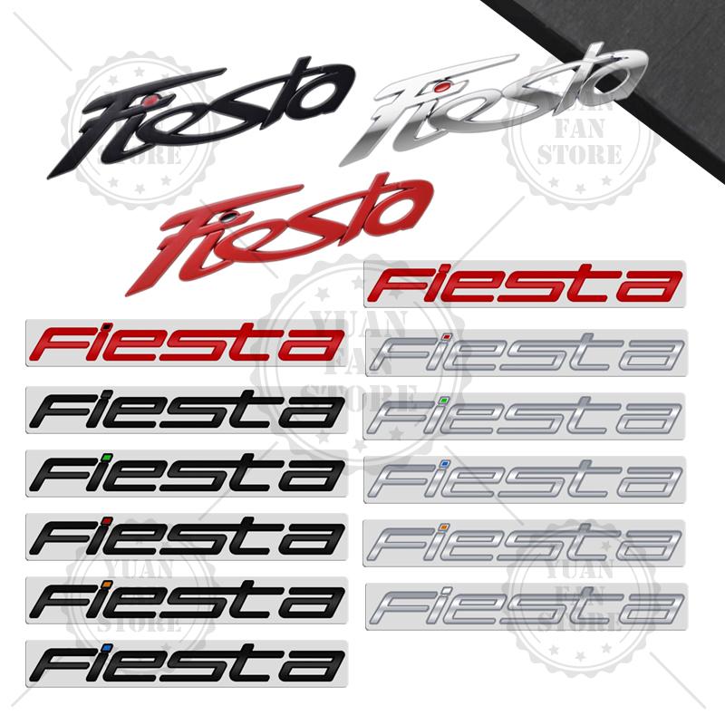 1PCS Metal Letter For Ford Fiesta ST Line New Old Styles 3D Emblem Car Rear Trunk Decals Badge Auto Accessories Styling
