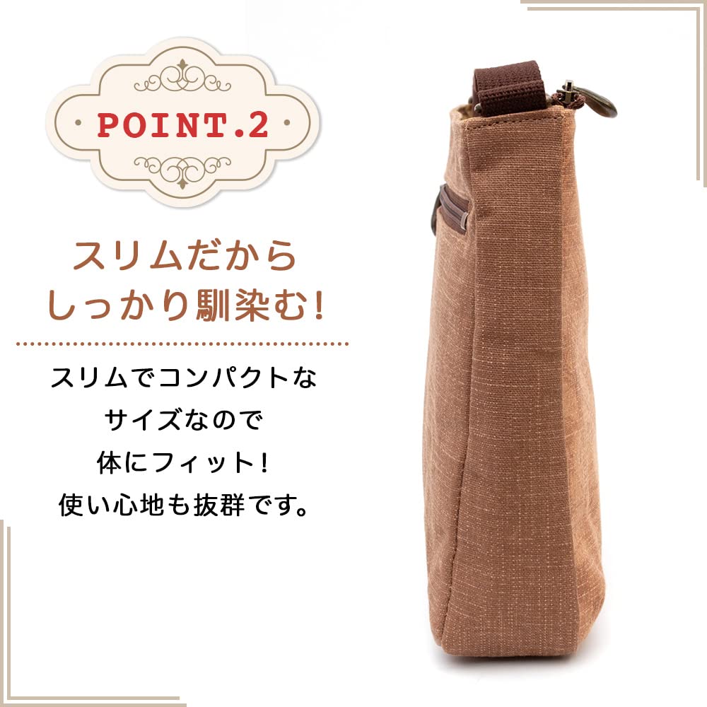 Сумка через плечо из хурмы Шибу, японская ручная работа SFP, респект за 60-летие [creareki] Женская сумка, сумка, легкая, маленькая, Япония,