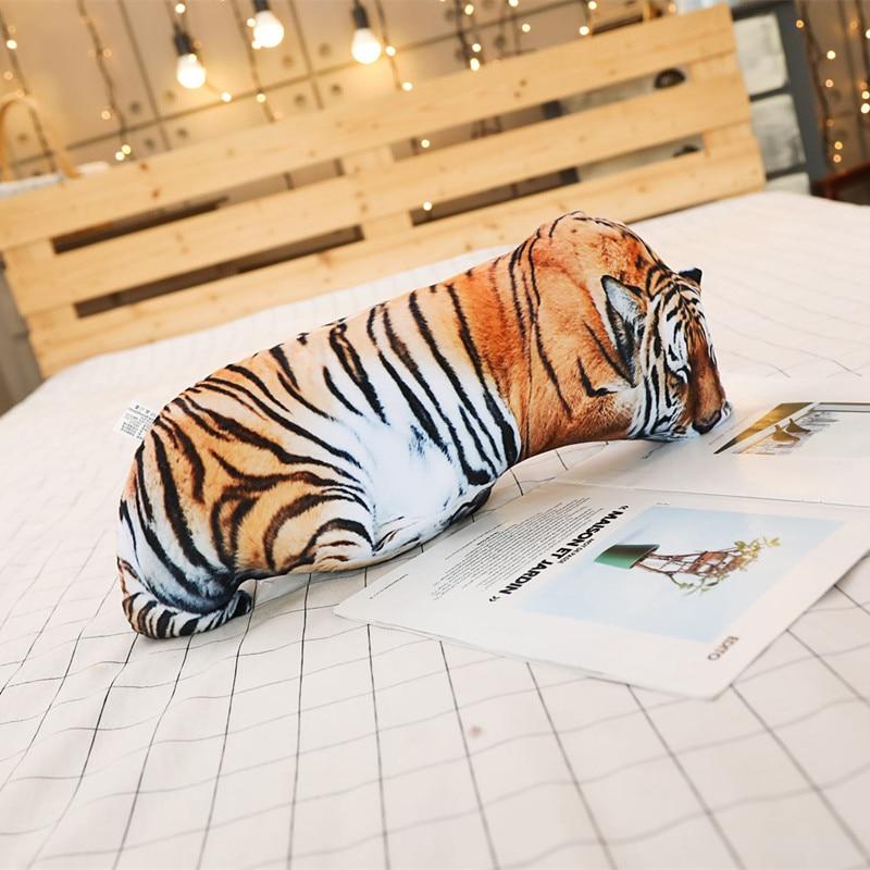 Моделирование 3d плюшевые подушки с изображением кота и тигра, мягкие животные, подушка, декор для дивана, мультяшные плюшевые игрушки для детей, девочек