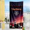 Manchester Customize Your Name Beach Towel Super Soft & Absorbent Suitable for Sports Travel Swimming Yoga Bathroom Beach And Pool