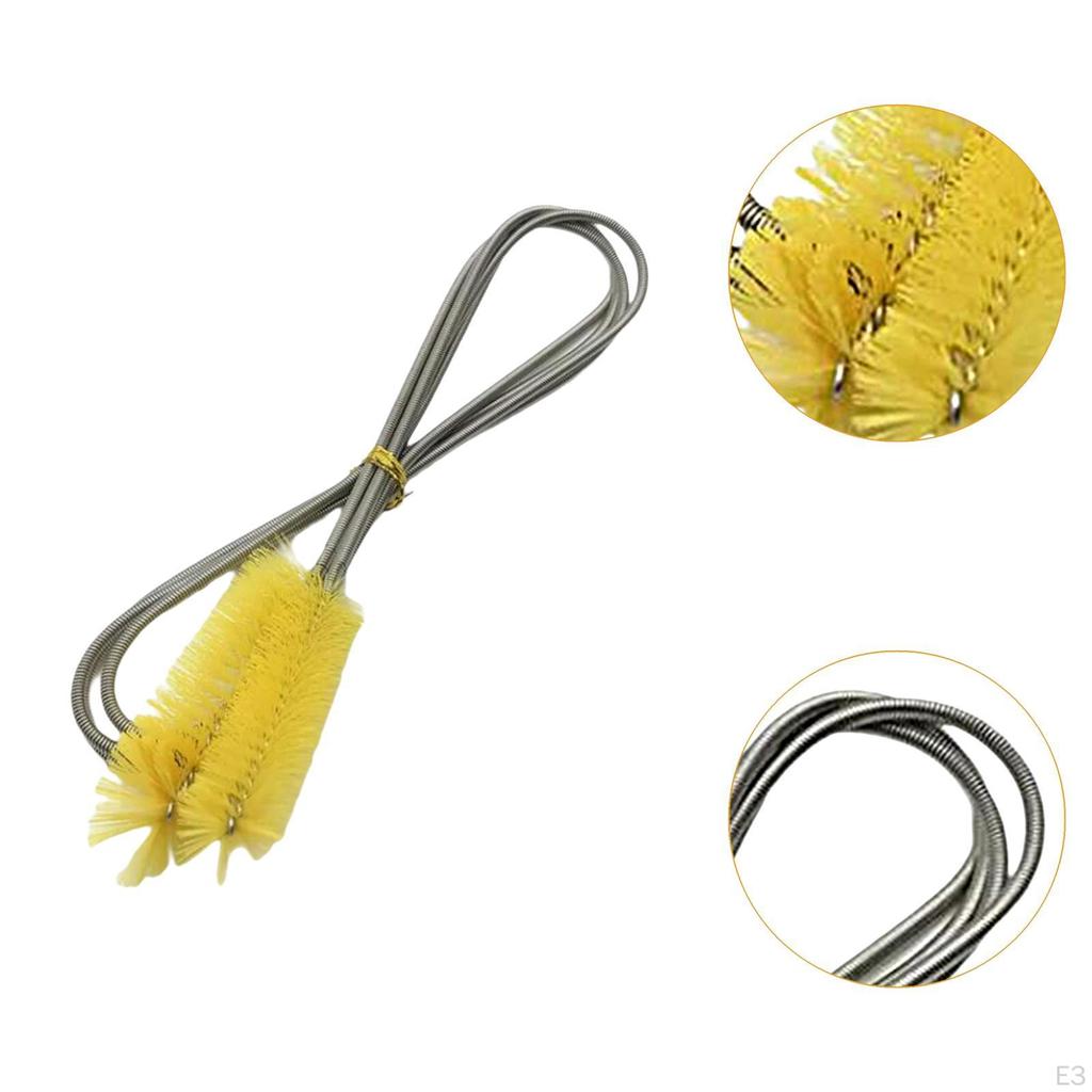 Ended Pipe Cleaning Brush, Versatile Nylon Tool for Aquarium and Kitchen Use