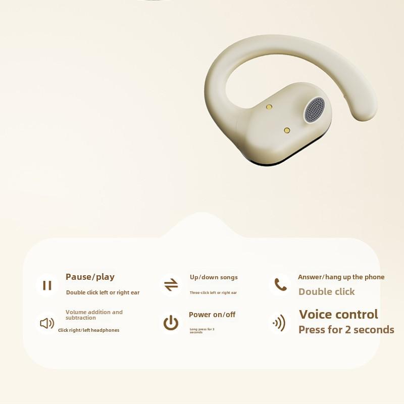 New X93 Bluetooth Headsets Ultra Long Life OWS Hanging Ear Digital Display No Latency Wireless Headsets