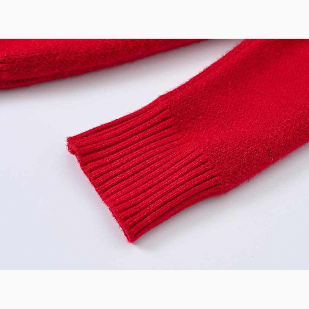 Fall and Winter Boys and Girls In Small Children's Children's Clothing Christmas Elk England Fashion Loose Pullover Sweater