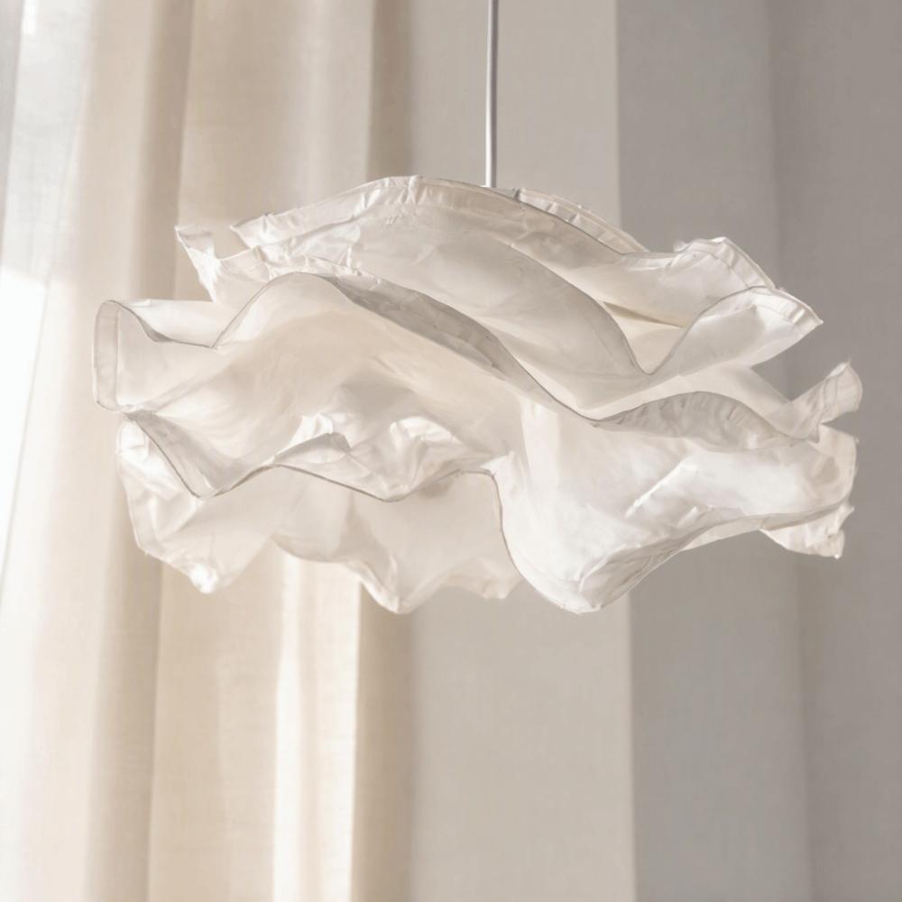 White Paper Lamp Shade Modern Design Ceiling Lampshade Cloud Lamp Shade Indoor Decor